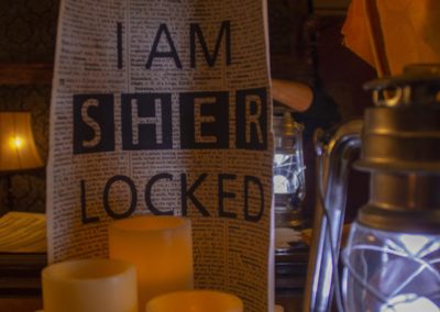 I am Sherlocked Details im Escape Room