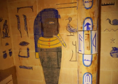Wächter des Horus geheimnisvolle Grabkammer Wandbemalung